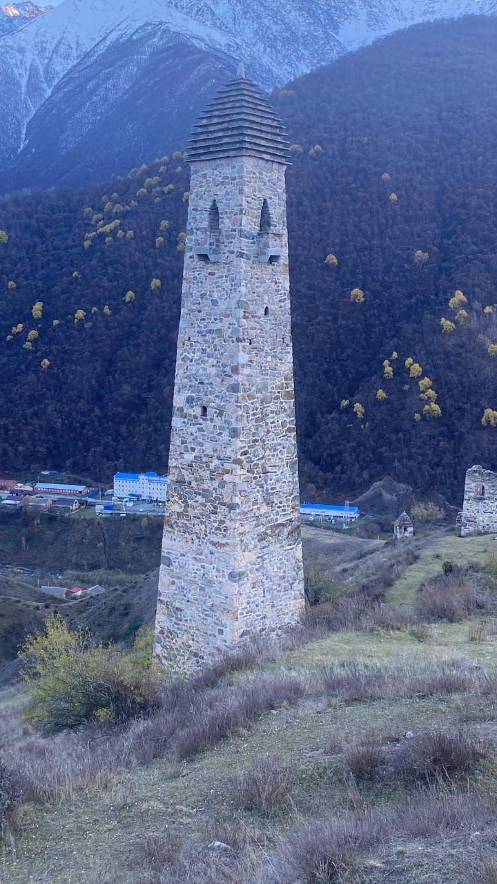 Боевые башни башенного поселения Хьамишки - до, после и во время реста...