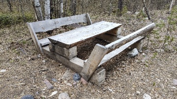 Стол со скамейками