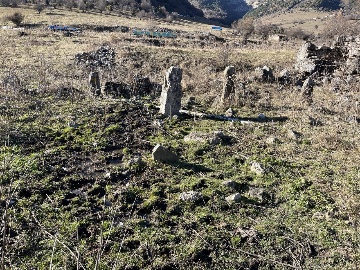 Раннемусульманское кладбище №1 в Среднем Оздик 
