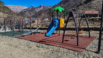 Спортивная площадка в селе Химой