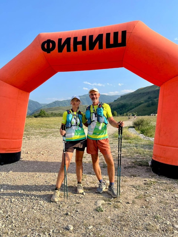 Финишировавшие участники гонки Caucas ultra trail.

Трое на дистанции.