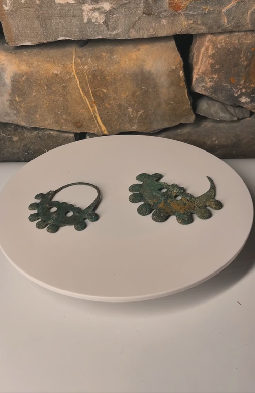 При исследовании Башенного комплекса "Нижний Пуй" в горной Ингушетии команда археологов и реставраторов "Наследие" обнаружила уникальные серебряные височные подвески-колты.

Эти изящные восьмилопастные украшения можно считать визитной карточкой ингушских женщин и ярким свидетельством высочайшего мастерства древних ювелиров. Данные артефакты не являются единичными и логично дополняют картину исторического прошлого комплекса. Ранее, поблизости были обнаружены инструменты, принадлежавшие ювелиру - наковальни и молотки, указывающие на существование здесь древней кузницы.

Замечательная находка и материалы от компании "Наследие"!