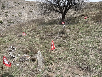 Раннемусульманское кладбище №1 в Тарш